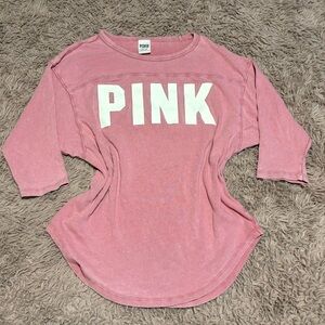 Victoria’s Secret PINK Women Pink Jersey Graphic Pullover